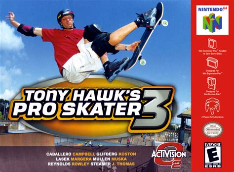  Tony Hawk's Pro Skater 3: スケートボードゲームの頂点に君臨する伝説！